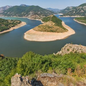 Меадър на река Арда, България