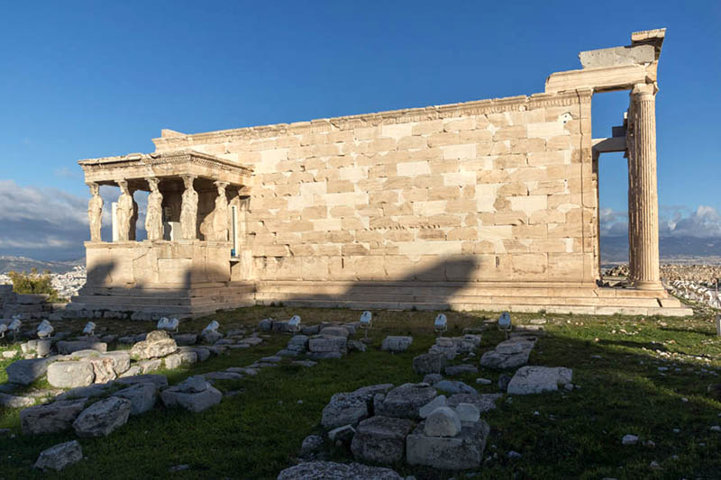 Храм Ерехтейон в Атинския акропол, Гърция
