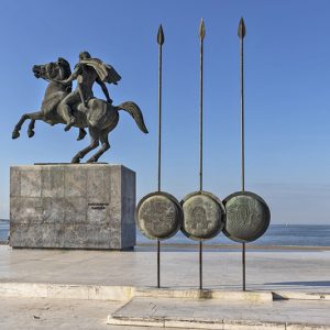 Статуя на Александър Македонски, Солун, Гърция