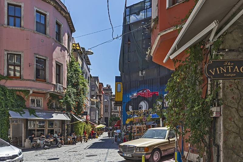 Квартал Балат в Истанбул, Турция