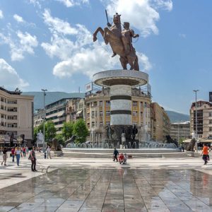 Площад Македония в Скопие, Северна Македония