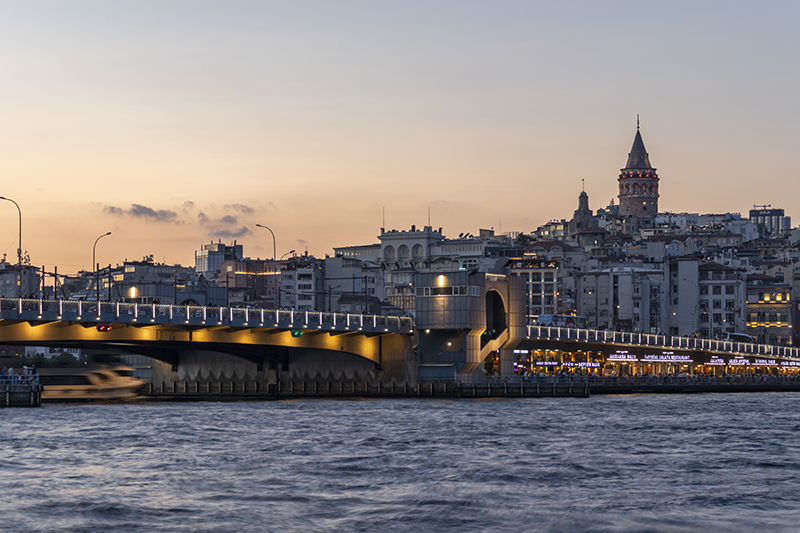 Мост Галата, Истанбул, Турция