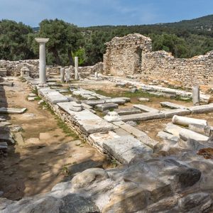 руини в Алики, остров Тасос, Гърция
