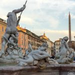 Фонтан на Нептун на площад Навона в Рим